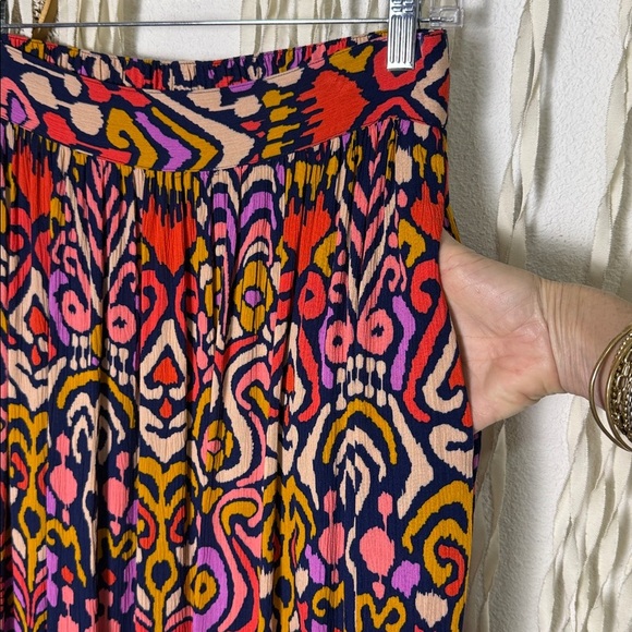 Boden Gracee Crinkle Maxi Skirt with pockets Size 8R - Picture 5 of 11